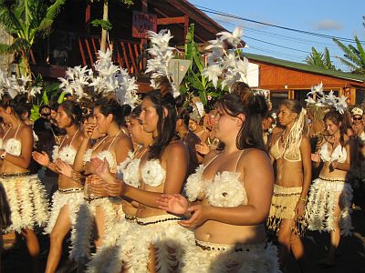 Tapati Festival - full body paint parade