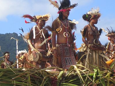 Papua dancer