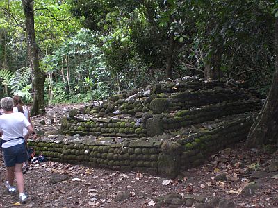Sacred ancient temples -maraes